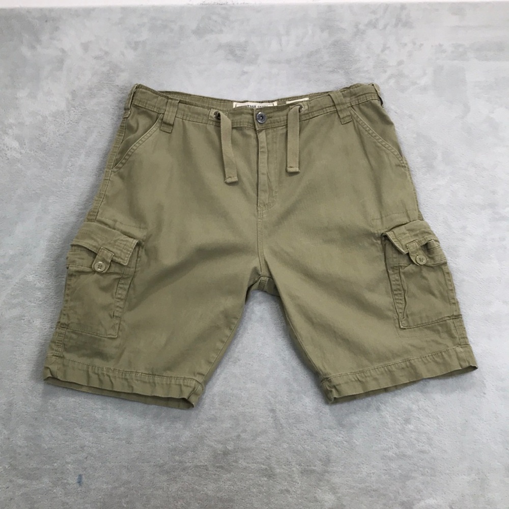 Vintage Genes Army Green Cargo Shorts Size 36